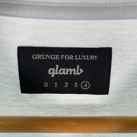 glamb グラム Chloe CS クロエカットソー プリントTシャツ GB17AT/CS04 ライトブルー Size 4 福生店