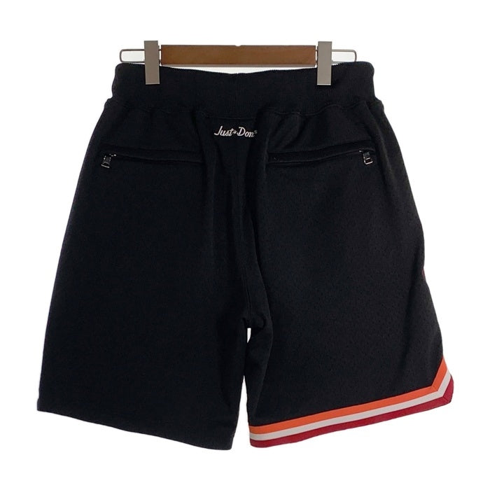 Just Don ジャストドン 20AW mitchell&ness ミッチェルアンドネス Swingman Shorts スウィングマンショーツ マイアミヒート メッシュ ショートパンツ バスパン ブラック Size M 福生店