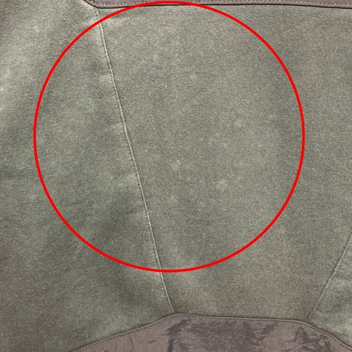 THE NORTH FACE ノースフェイス STEEP TECH Hooded Jacket スティープテック スウェット切替 ジップアップジャケット ブラック グレー Size XXL 瑞穂店