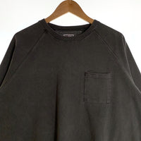 ONEITA オニータ POWER-T パワーティー スーパーヘビーウェイト 13oz Tシャツ ブラック ラグラン ポケット 2322-004ON Size L 福生店