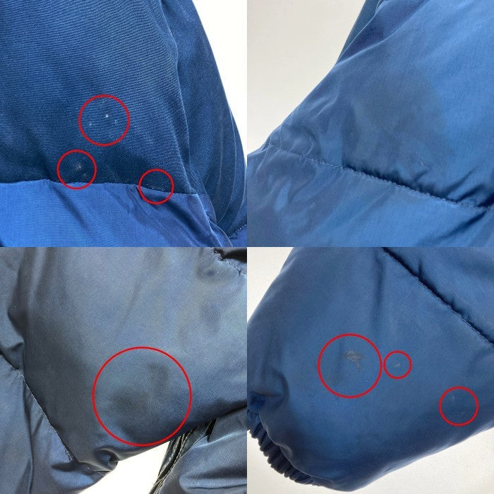 adidas アディダス 万国旗タグ シロクマ刺繍 中綿ジャケット ネイビー sizeM 瑞穂店