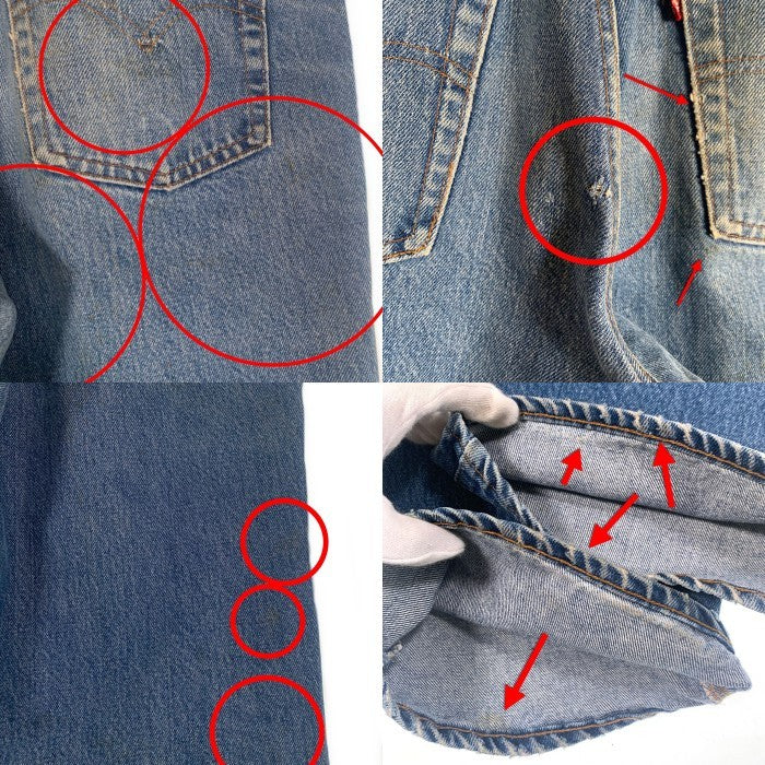 80's Levi's リーバイス 517-0217 ブーツカット デニムパンツ インディゴ TALON42 赤タブ 閂黒 Size 33×30 福生店