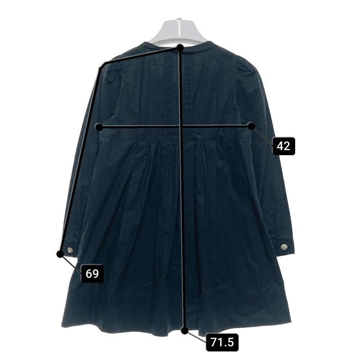 REKISAMI レキサミ ノーカラーワンピース ブラック size36 瑞穂店