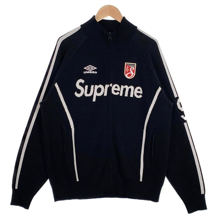 SUPREME シュプリーム UMBRO アンブロ Zip Sweater ジップアップ セーター ブラック Size M 福生店