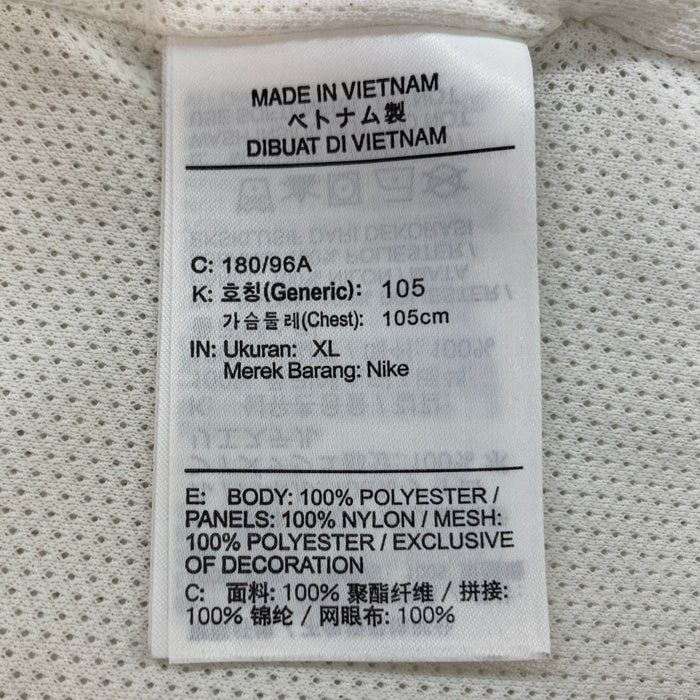 NIKE ナイキ ジップアップ フリースジャケット ホワイト ベージュ ブルー BV3722-133 Size XL 瑞穂店