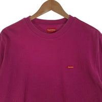 SUPREME シュプリーム Small Box Pique L/S Tee スモールボックスロゴ ピケ ロングスリーブTシャツ パープル 鹿の子 Size M 福生店