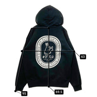 FR2 エフアールツー プリント ジップアップ スウェットパーカー ブラック Size L 瑞穂店