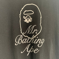 Mr.BATHING APE ミスターベイシングエイプ プリントTシャツ ブラック 007CSF801001X Size L 福生店