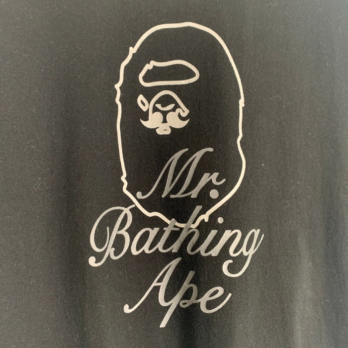 Mr.BATHING APE ミスターベイシングエイプ プリントTシャツ ブラック 007CSF801001X Size L 福生店