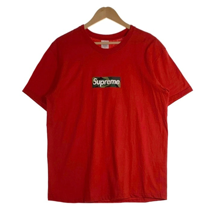 SUPREME シュプリーム 23AW Box Logo Tee Camo ボックスロゴ 半袖 Tシャツ レッド Size M 福生店