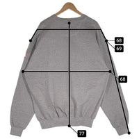 90's majestic マジェスティック Newyork Yankees ニューヨーク ヤンキース アーチロゴ クルーネック スウェット グレー カナダ製 Size XL 福生店