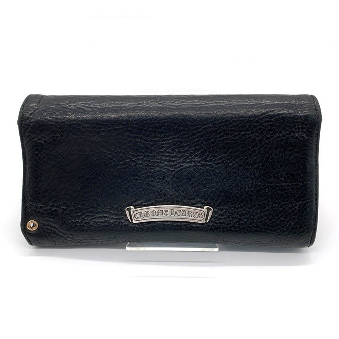 CHROME HEARTS クロムハーツ JUDY ジュディ レザーウォレット クロスボール 長財布 ブラック 福生店