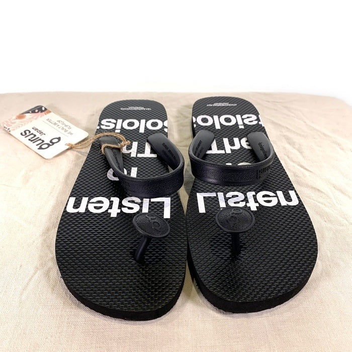 TAKAHIROMIYASHITA TheSoloist タカヒロミヤシタ ザソロイスト gurus Japan グルズ ジャパン ビーチサンダル ブラック Size L 福生店