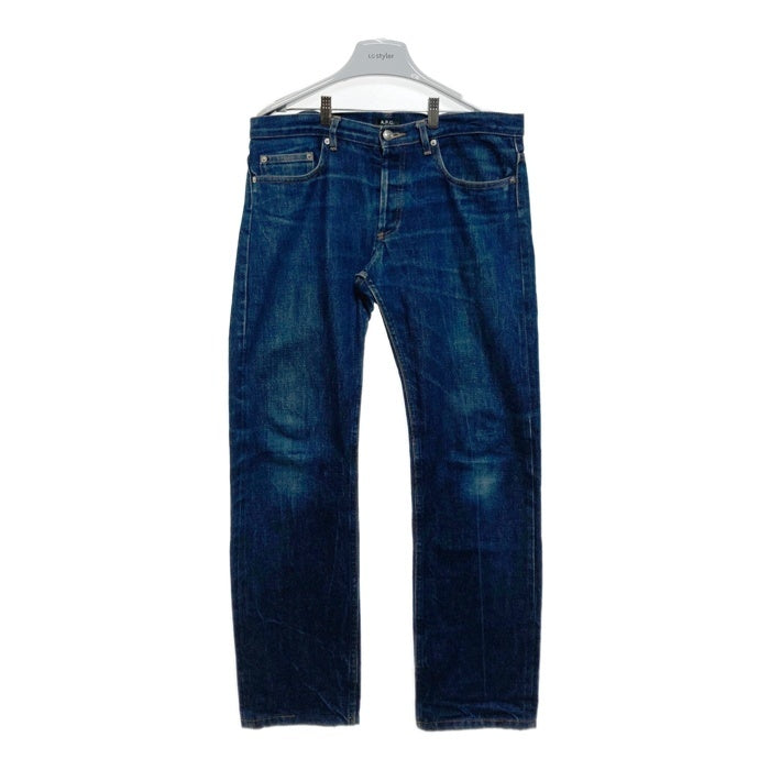 A.P.C. アーベーセー NEW STANDARD JEAN CLASSIQUE ボタンフライ テーパードデニムパンツ インディゴ Size 32 瑞穂店