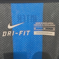 NIKE ナイキ インテル No55 長友 長袖ゲームシャツ ブルー×ブラック sizeM 瑞穂店