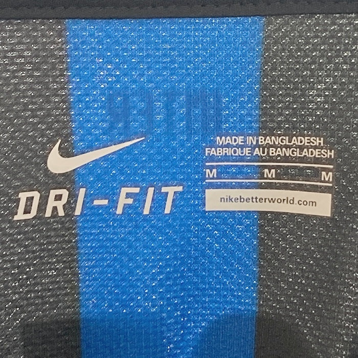NIKE ナイキ インテル No55 長友 長袖ゲームシャツ ブルー×ブラック sizeM 瑞穂店
