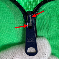 70’s PUMA プーマ トラックジャケット グリーン 目つき ポリアクリル 羊毛 Size 6 (M-L相当) 福生店