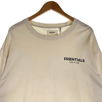 FOG ESSENTIALS エッセンシャルズ ロゴプリント 長袖 Tシャツ ロンT ホワイト Size L 福生店