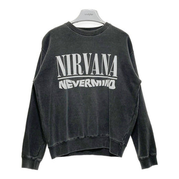 GOOD ROCK SPEED NIRVANA ニルヴァーナ NEVERMIND ガーメントダイ スウェットトレーナー グレー sizeF 瑞穂店