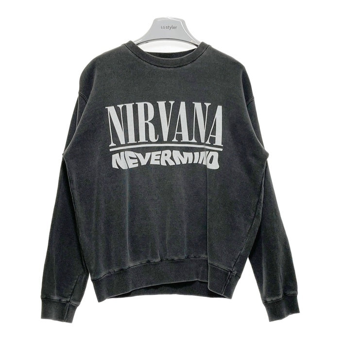 GOOD ROCK SPEED NIRVANA ニルヴァーナ NEVERMIND ガーメントダイ スウェットトレーナー グレー sizeF 瑞穂店