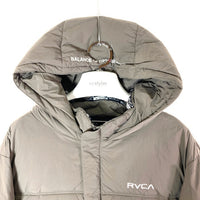 RVCA ルーカ BC042776 中綿ジャケット 背面ロゴ チャコールグレー sizeS 瑞穂店