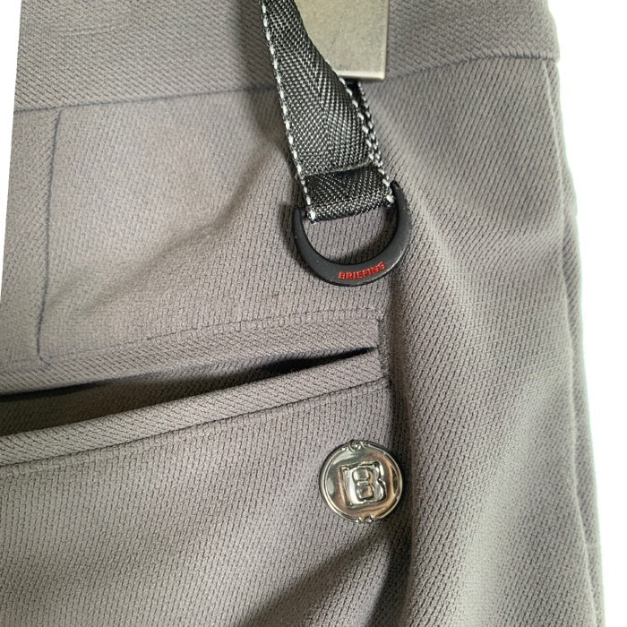 BRIEFING ブリーフィング GOLF ゴルフ BASIC PANTS ベーシックパンツ グレー ナイロン ポリウレタン BBG221M14 Size M 福生店