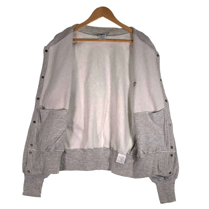 00's Champion チャンピオン リバースウィーブ スナップカーディガン アッシュグレー C5-9601 メキシコ製 Size M 福生店