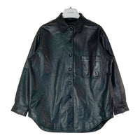 Ballet by BACKLASH バレエバイバックラッシュ 23-10-SH-01L Leather Shirt レザーシャツ ブラック sizeF 瑞穂店