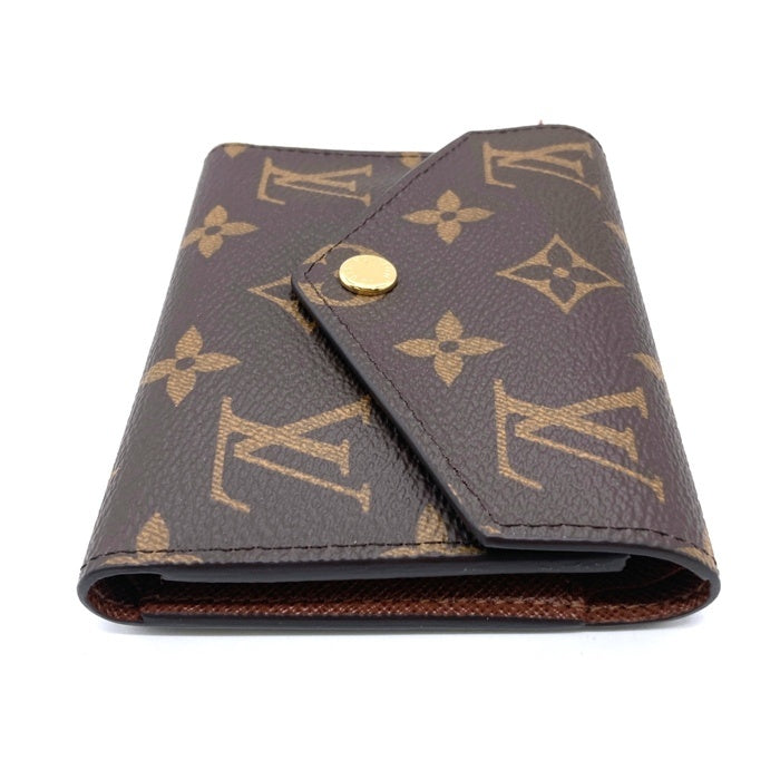 LOUIS VUITTON ルイヴィトン モノグラム ポルトフォイユ ヴィクトリーヌ 三つ折り財布 ブラウン ICチップ M62472 瑞穂店