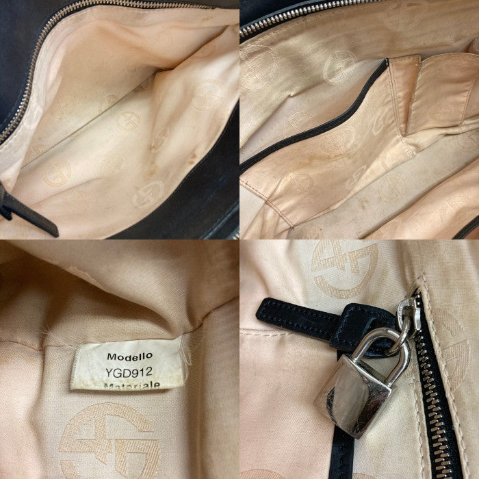 GIORGIO ARMANI ジョルジオアルマーニ レザー トートバッグ ブラック 瑞穂店