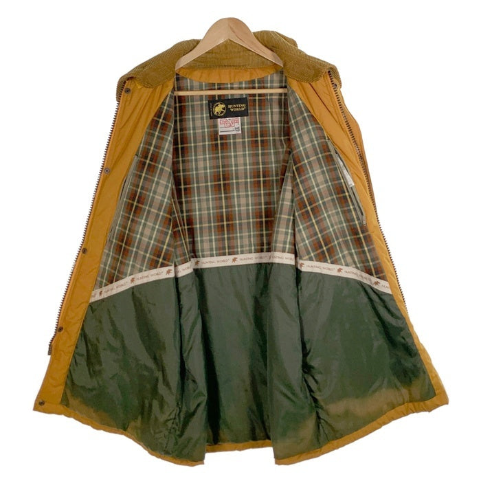 HUNTING WORLD ハンティングワールド ハンティングジャケット 中綿 マスタード ポリエステル Thermoe T37 Size M 福生店