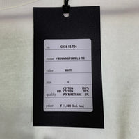 CAPTAINS HELM キャプテンズヘルム RUNNING FOAM L/S TEE ロンT ロングスリーブ ランニングフォーム 長袖 Tシャツ ホワイト CH25-SS-T06 Size L 福生店