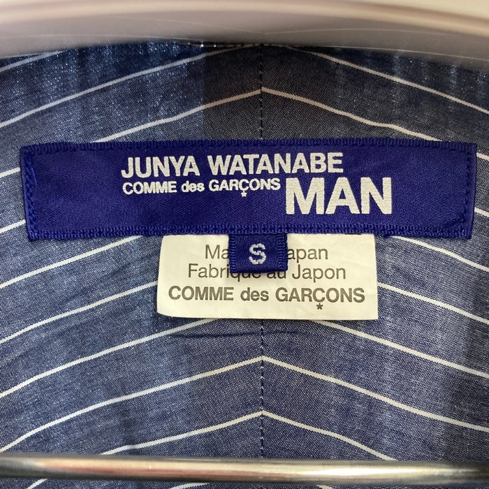 JUNYA WATANABE COMME des GARCONS MAN ジュンヤワタナベ コムデギャルソンマン WO-B045 AD2014 ジャポニズム パッチワーク 長袖シャツ インディゴ sizeS 瑞穂店