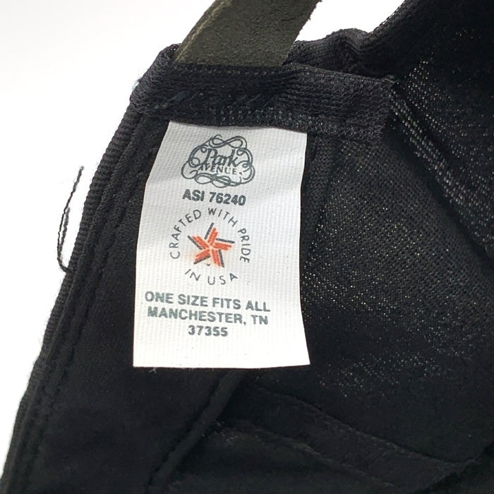 80-90's SKATE N.Y.C. スケートニューヨークシティ 刺繡 5パネルキャップ ブラック 福生店