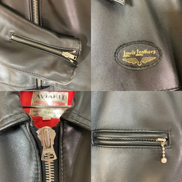 Lewis Leathers ルイスレザー 551 DOMINATOR ドミネーター シングル ライダース ジャケット ブラック size36 瑞穂店