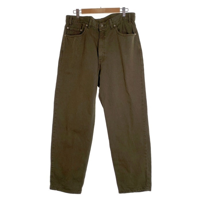 90's Levi's リーバイス 550 テーパードデニムパンツ カーキ USA製 00550-0649 Size 38×30 福生店