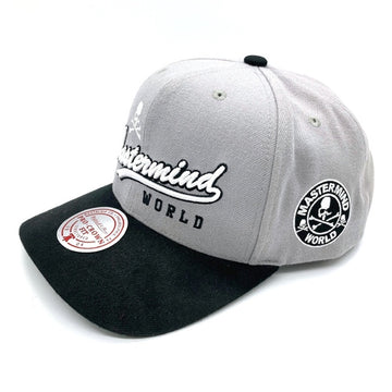 mitchell&ness ミッチェルアンドネス mastermind マスターマインド スカルボーン 6パネルキャップ グレー 瑞穂店
