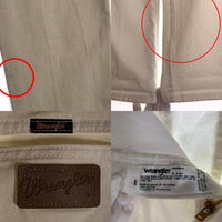 Wrangler ラングラー 936 Slim Fit スリムフィット カウボーイカット デニムパンツ ホワイト Size 32×32 福生店