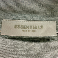 ESSENTIALS エッセンシャルズ モックネック フロッキープリント Tシャツ グレー sizeM 瑞穂店