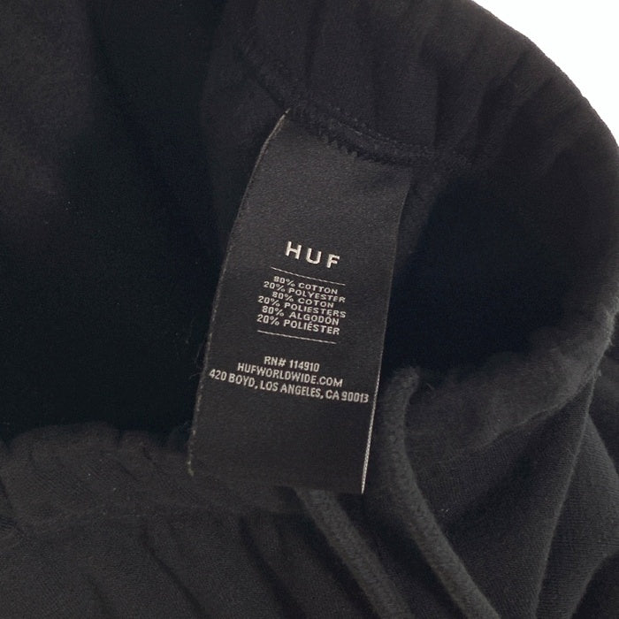HUF ハフ PLEASURES プレジャーズ プリント スウェットパンツ ブラック Size L 福生店