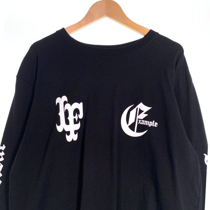 EXAMPLE エグザンプル NEW ERA ニューエラ Lafayette ラファイエット IT’S ALL ABOUT TO YOU L/S TEE 長袖 Tシャツ ロンT ブラック Size XXL 福生店