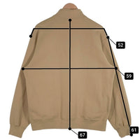 SUPREME シュプリーム 24FW Collegiate Half Zip Pullover カレッジ ハーフジップ プルオーバースウェット ベージュ Size M 福生店