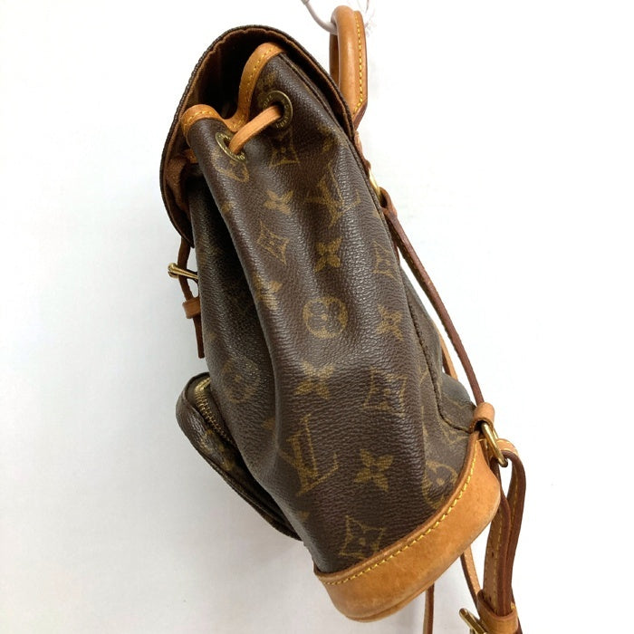 LOUIS VUITTON ルイヴィトン M51137 モンスリPM モノグラム バックパック リュックサック ブラウン 瑞穂店