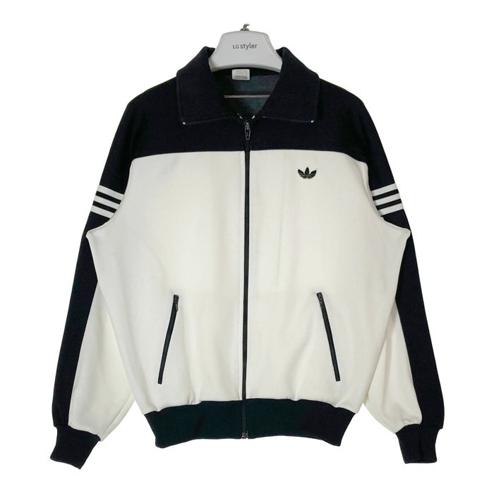 adidas アディダス DESCENTE デサント 70's トラックジャケット ホワイト×ブラック size4 瑞穂店