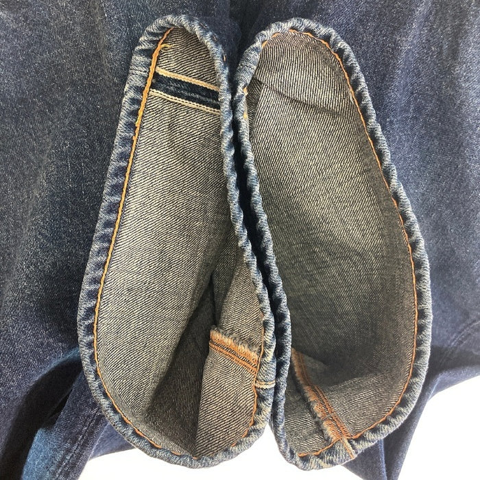 EVISU エヴィス カモメ ジップフライ UNIVERSALジップ 虎耳 デニムパンツ インディゴ size35 瑞穂店