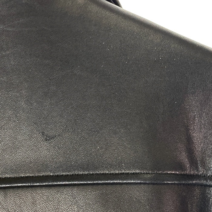 A.P.C. アーペーセー MOTO BLOUSON モト ブルゾン シープレザー シングル ライダースジャケット ブラック size- 瑞穂店