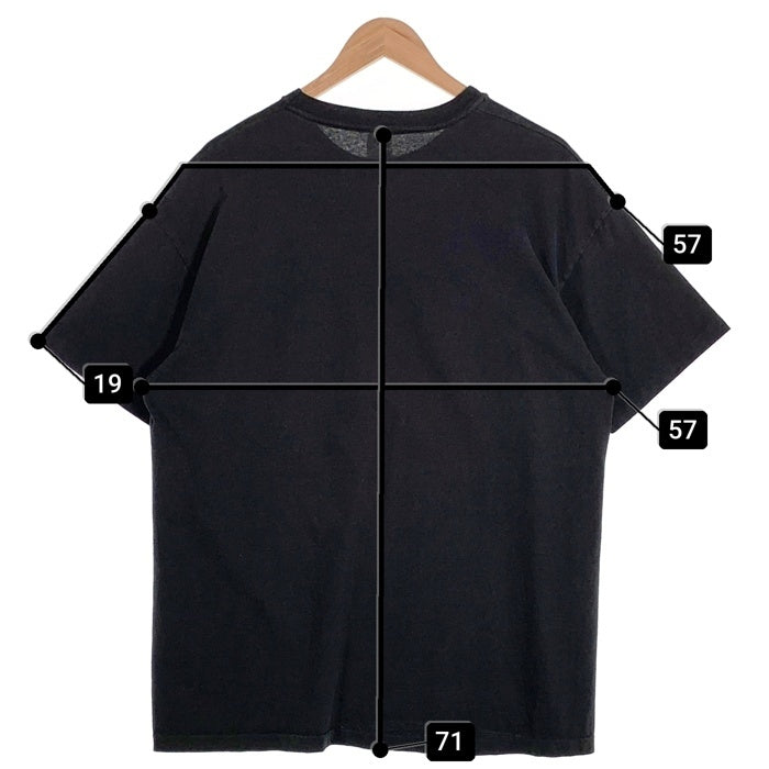90's Hanes ヘインズ 半袖 ポケT ポケット Tシャツ ブラック USA製 Size XL (46-48) 福生店