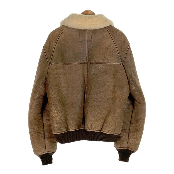 Schott ショット TYPE B-6 ムートン フライトジャケット ボア ブラウン Size 40 福生店