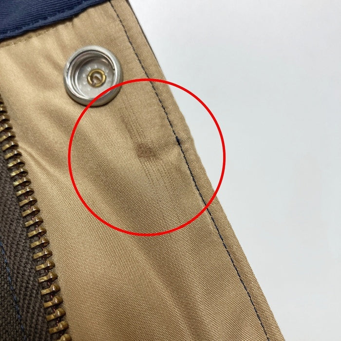 SUGAR CANE シュガーケーン レザーヨーク ダウンベスト ネイビー SC12340 Size S 瑞穂店