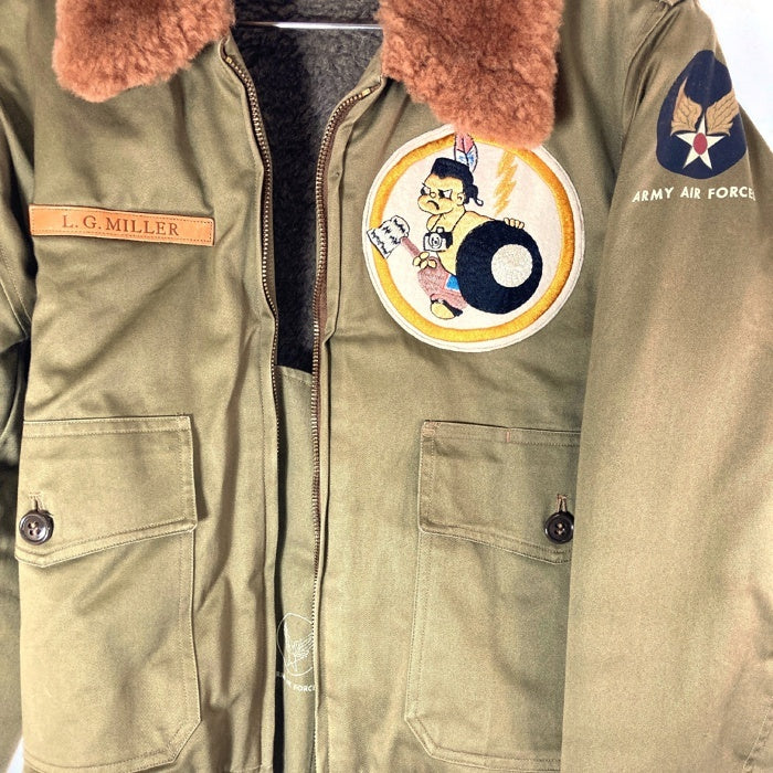 BUZZ RICKSONS バズリクソンズ BR10994 BR11281 BR11325 タンカースジャケット カーキ size44R※所々変色あり 瑞穂店